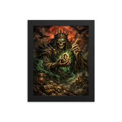 Koschei the Deathless with hidden needle framed print on a plain backdrop in size 8"x10".
