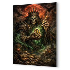 Koschei the Deathless with hidden needle metal print mockup