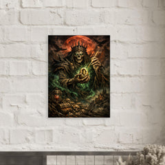 Koschei the Deathless with hidden needle metal print mockup