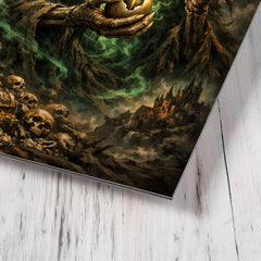 Koschei the Deathless with hidden needle metal print mockup