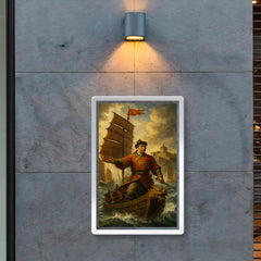 Koxinga at sea before Fort Zeelandia poster 2
