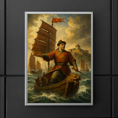 Koxinga at sea before Fort Zeelandia poster 5