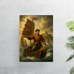 Koxinga at sea before Fort Zeelandia poster 7