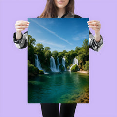 Kravica Waterfalls Bosnia and Herzegovina poster 3