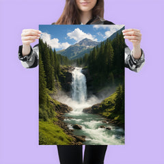 Krimml Waterfalls Austria poster 3