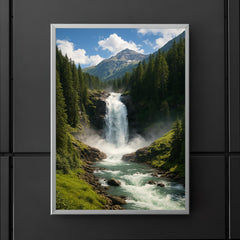 Krimml Waterfalls Austria poster 5