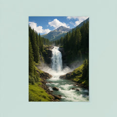 Krimml Waterfalls Austria poster 8
