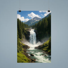 Krimml Waterfalls Austria poster 9