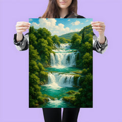 Krka Waterfalls Croatia poster 3
