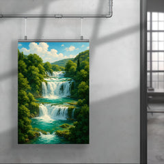 Krka Waterfalls Croatia poster 4