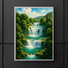 Krka Waterfalls Croatia poster 5