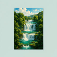 Krka Waterfalls Croatia poster 8