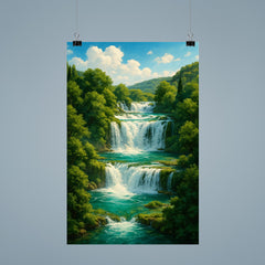 Krka Waterfalls Croatia poster 9
