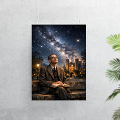 Kurt Godel under Princeton stars poster 7