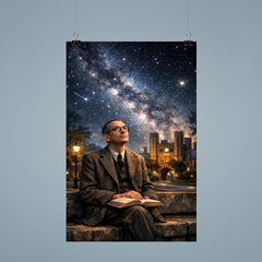 Kurt Godel under Princeton stars poster 9