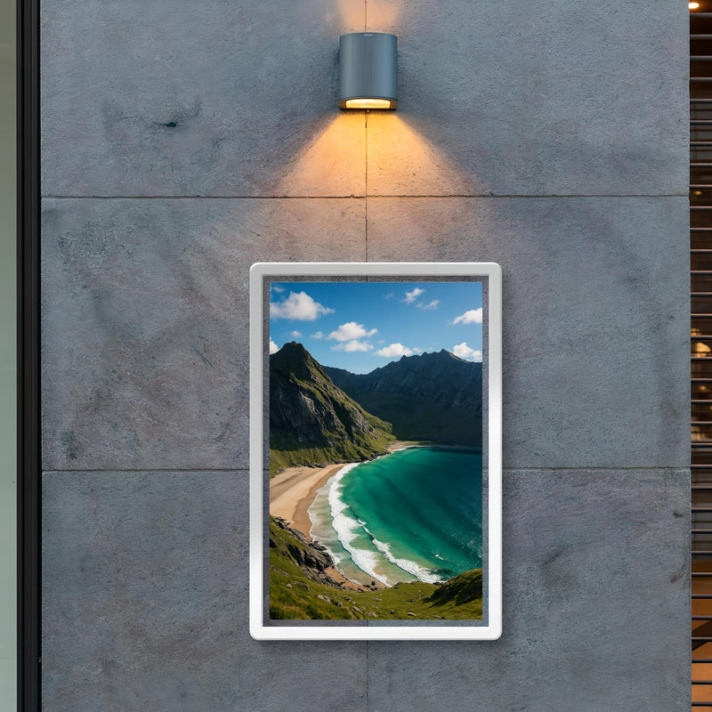 Kvalvika Beach Lofoten Norway poster 2