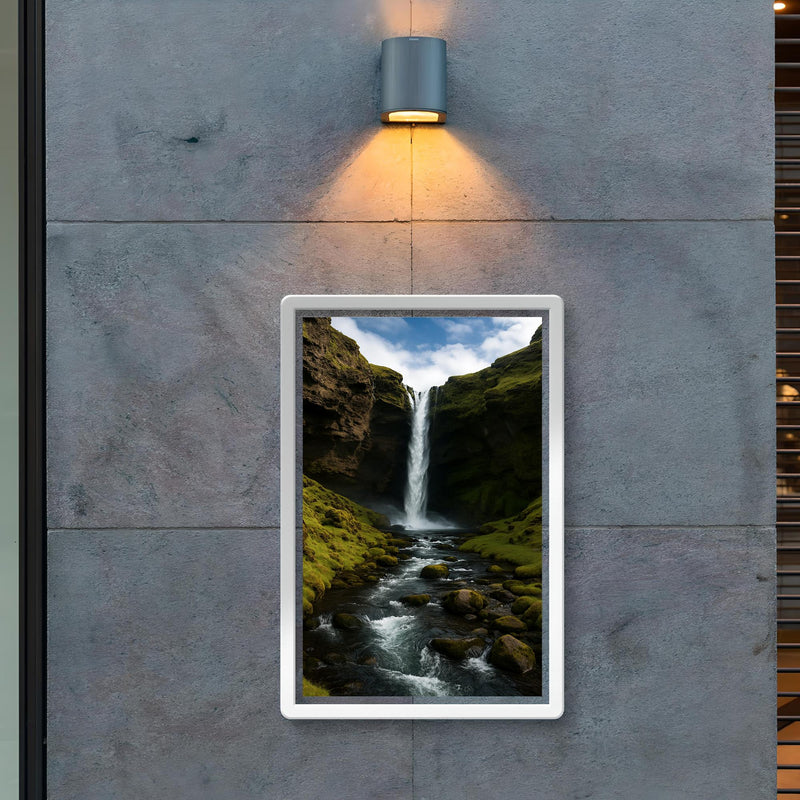 Kvernufoss Waterfall Iceland poster 2