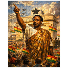 Kwame Nkrumah at Black Star Square jigsaw puzzle