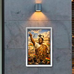 Kwame Nkrumah at Black Star Square poster 2