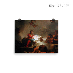 L'Adoration des Bergers by Jean-Honoré Fragonard, 1775 poster 3