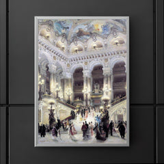 L'escalier de l'opéra Garnier by Louis Béroud, 1877 poster 5