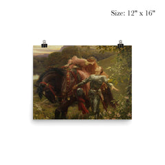 La Belle Dame Sans Merci by Frank Dicksee, 1902 poster 3