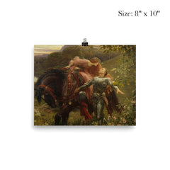 La Belle Dame Sans Merci by Frank Dicksee, 1902 poster 4