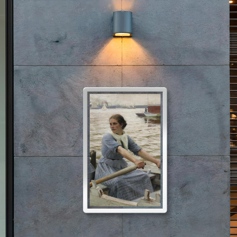 La Laitière by Albert Edelfelt, 1889 poster 2