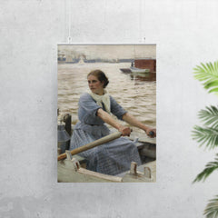 La Laitière by Albert Edelfelt, 1889 poster 7