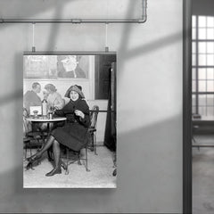 Lady with a hidden flask - a woman pours a drink from a flask hidden inside a cane during the Prohibition era, 1922 poster 4