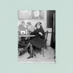 Lady with a hidden flask - a woman pours a drink from a flask hidden inside a cane during the Prohibition era, 1922 poster 8