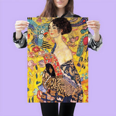 Lady with Fan by Gustav Klimt poster 3