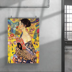 Lady with Fan by Gustav Klimt poster 4