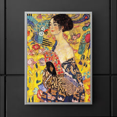 Lady with Fan by Gustav Klimt poster 5
