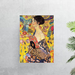 Lady with Fan by Gustav Klimt poster 7