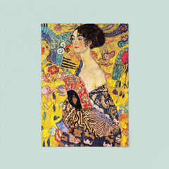 Lady with Fan by Gustav Klimt poster 8