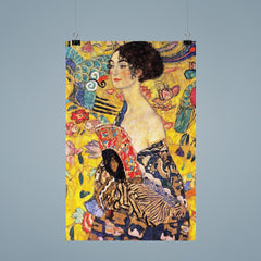 Lady with Fan by Gustav Klimt poster 9