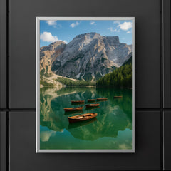 Lago di Braies Pragser Wildsee Italy poster 5