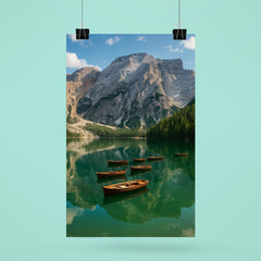 Lago di Braies Pragser Wildsee Italy poster 6