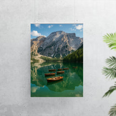 Lago di Braies Pragser Wildsee Italy poster 7