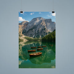 Lago di Braies Pragser Wildsee Italy poster 9