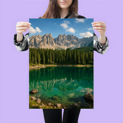 Lago di Carezza Karersee Italy poster 3