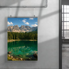Lago di Carezza Karersee Italy poster 4