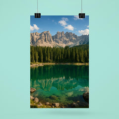 Lago di Carezza Karersee Italy poster 6