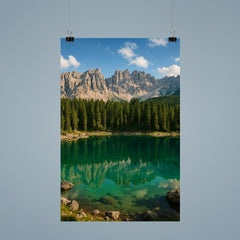 Lago di Carezza Karersee Italy poster 9