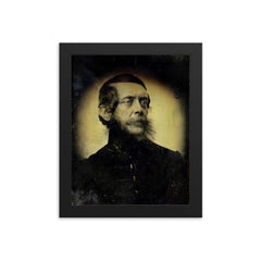 Lajos Kossuth framed print on a plain backdrop in size 8"x10".
