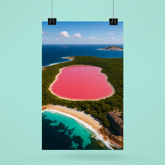 Lake Hillier Western Australia poster 6