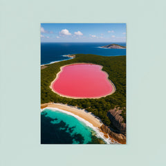 Lake Hillier Western Australia poster 8