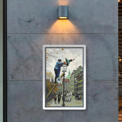 Lamplighter by Paul Gustav Fischer poster 2