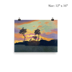 Landscape at Sunset by Felix Vallotton, 1919 poster 3
